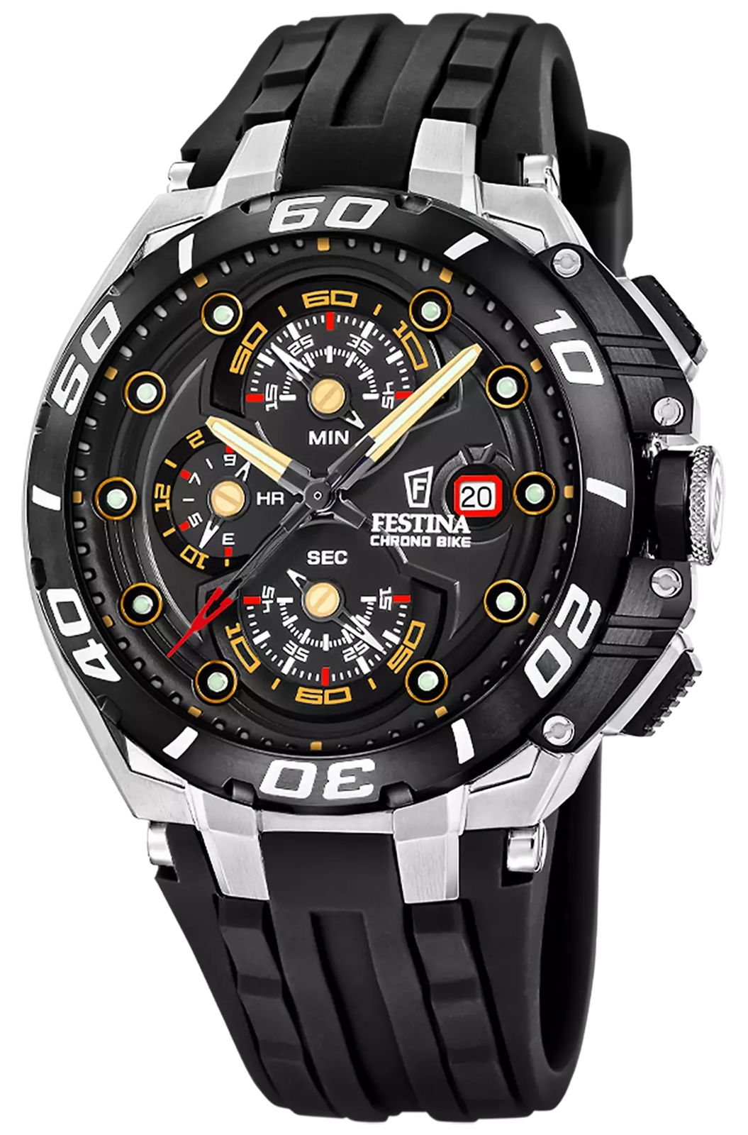 Festina F20755/8 Chrono Bike 2026 (46mm) Black Dial / Black Watch