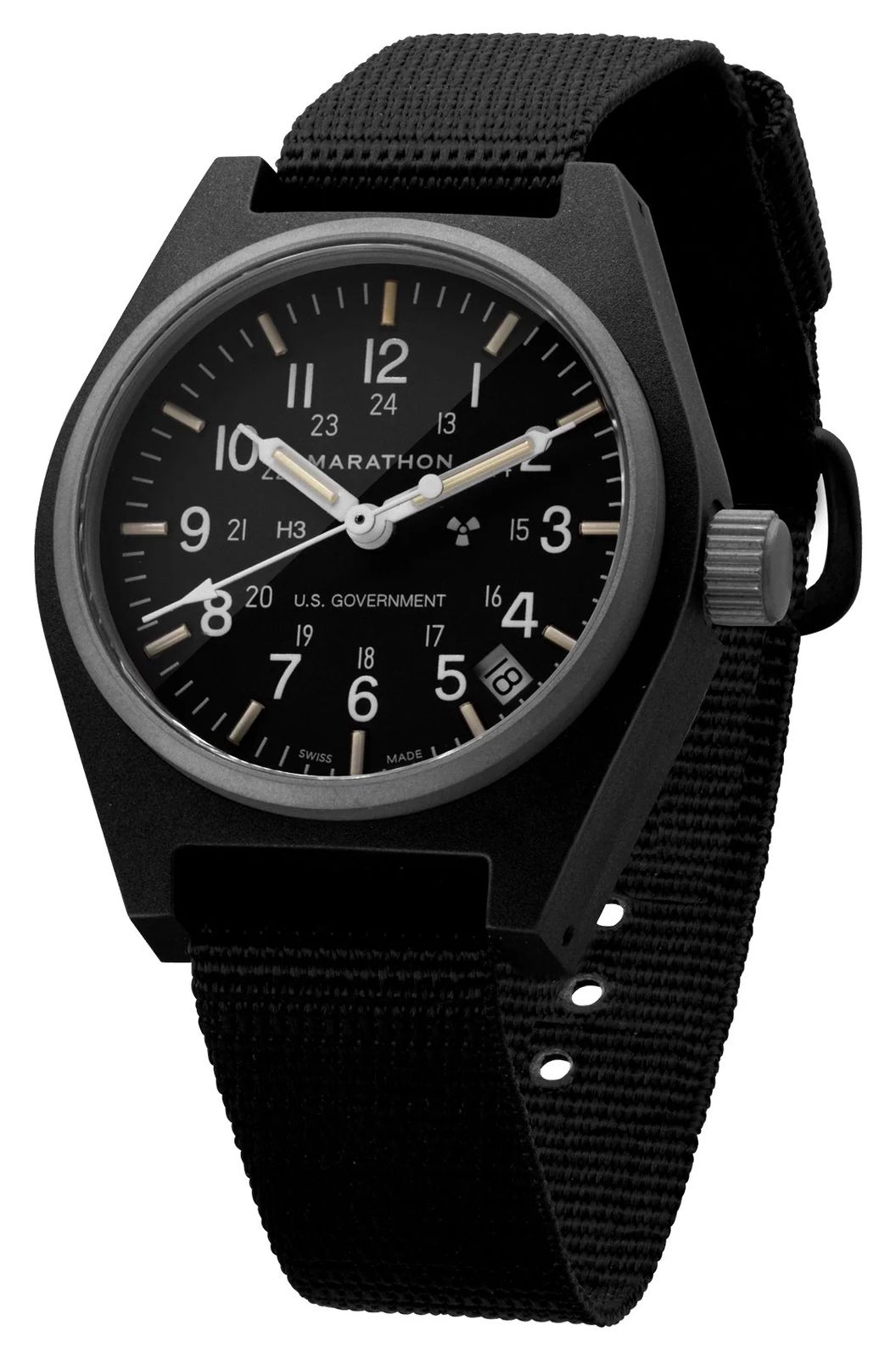 Marathon WW194015BK-0001 GPQ Black General Purpose Quartz Watch
