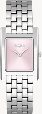 BOSS Women's Lucy (24mm) Pink Dial / Stainless Steel Bracelet 1502743