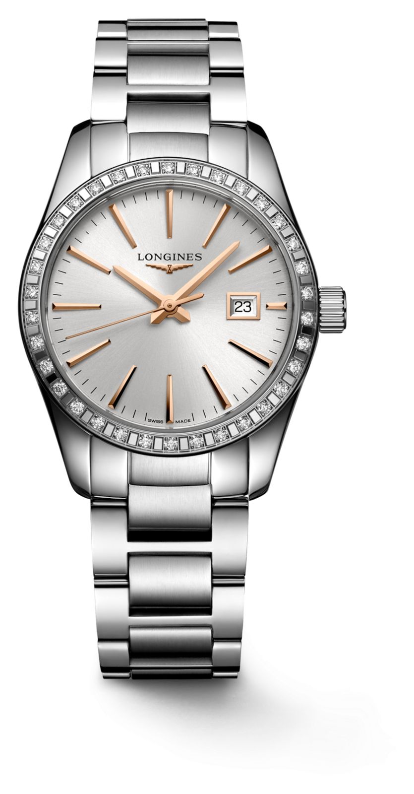 LONGINES L22860726 Conquest Classic (29.5mm) Silver Sunray Watch