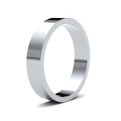 James Moore Wedding Ring  | 4mm | Light | Size Flat | AG_4LLF-PD5 AG_4LLF-PD5