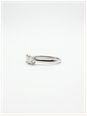 Princess Natural Diamond 18ct White Gold Trilogy Ring JM1372 - alternate view 2