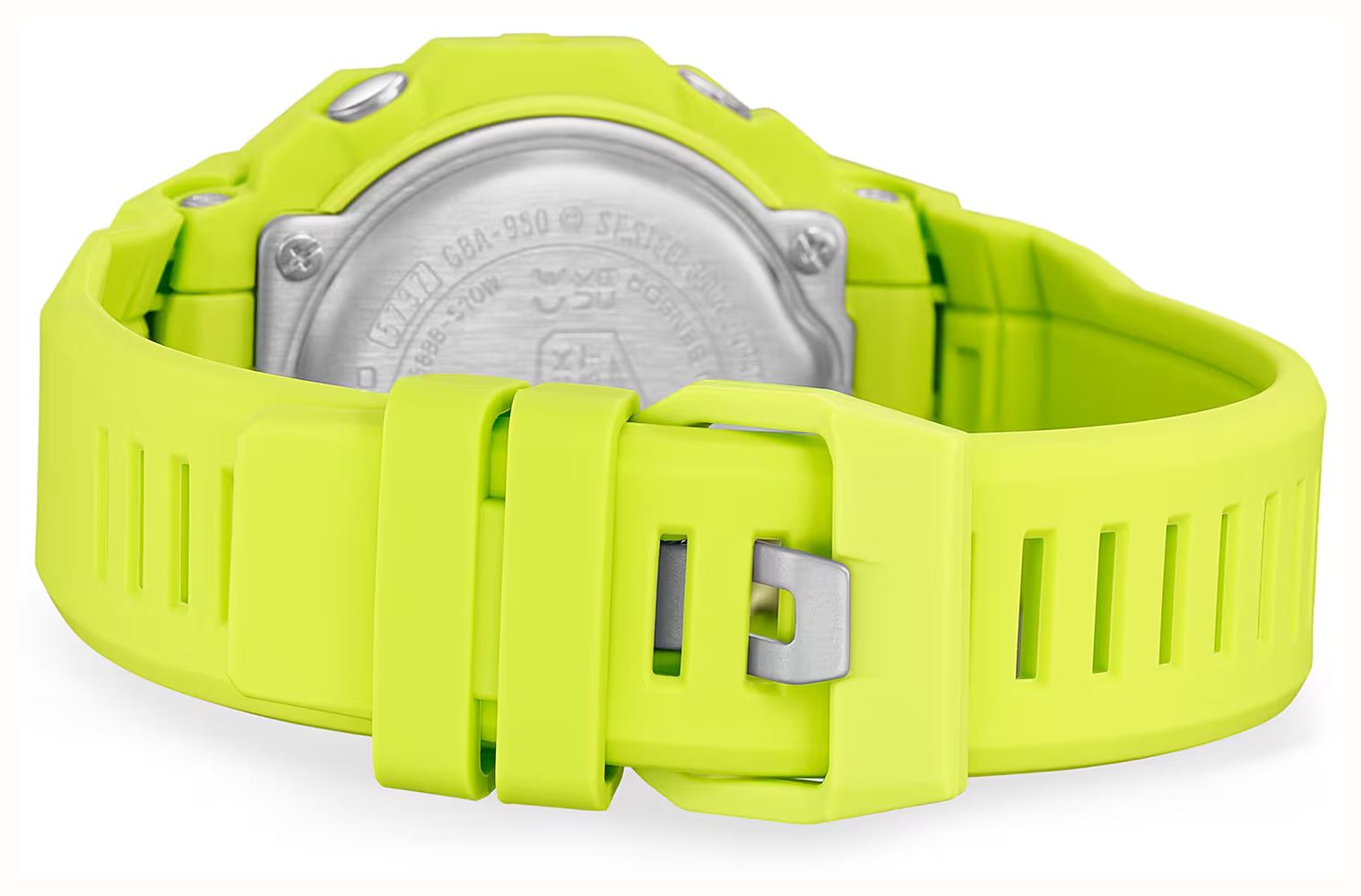 Casio G-SHOCK GBA-950 Series Step Tracker (43.9mm) Dark Blue Dial / Lime Green Resin Band GBA-950-9A3ER - alternate view 7