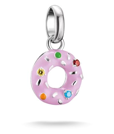 Thomas Sabo CC1367-M02-7 Donut Charm With Multicoloured Jewellery