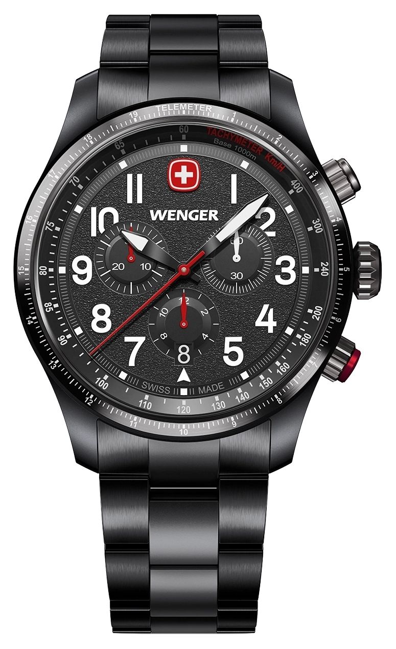 Wenger 01.0543.117 Terragraph Quartz Chronograph (43mm) Watch