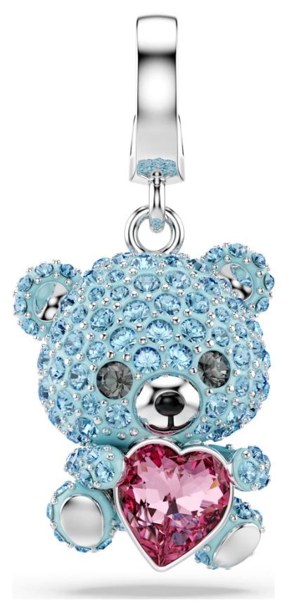Swarovski 5750253 Idyllia Blue with Pink Heart Crystal Bear Jewellery