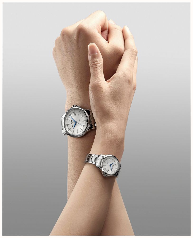 Emile Chouriet Ailes du Temps - Soleos Automatic (40mm) White Dial / Stainless Steel Bracelet 08.1155.G.6.6.28.6 - alternate view 8