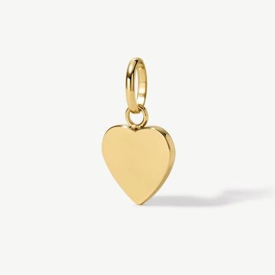 D.LOUISE Gold Tone Mini Heart Charm Pendant CH15