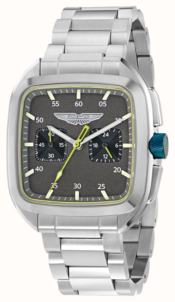 Aston Martin ULT Icon Quartz Chronograph (40.5mm) Black Dial / Stainless Steel Bracelet MTIU1S601 - alternate view 2