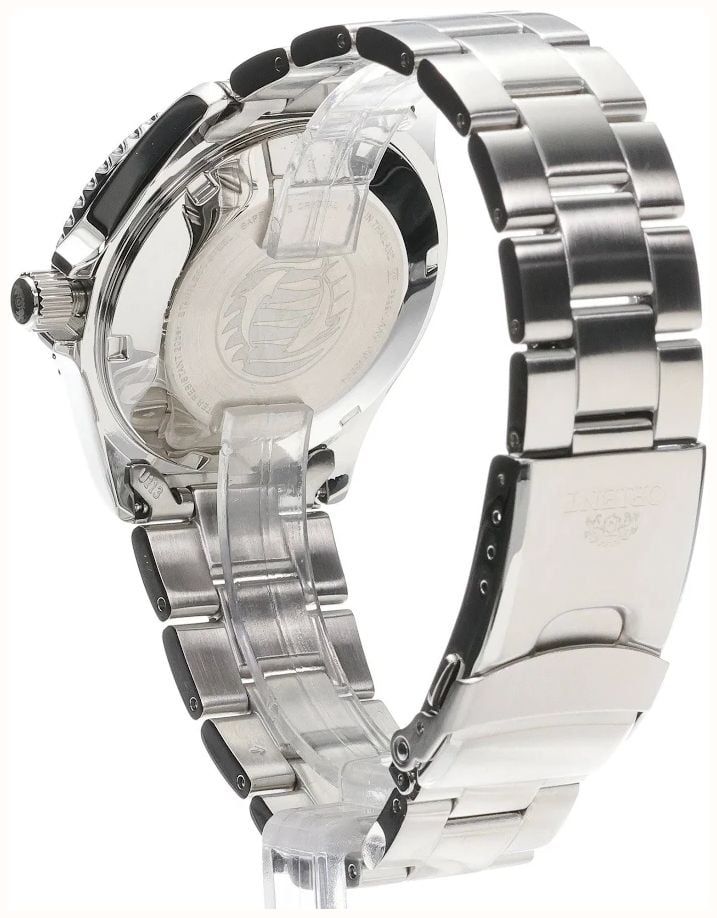 Orient Men's Automatic Dive-Style Watch Blue Dial Stainless Steel Bracelet Sapphire Crystal Watch RA-AA0824L39B - alternate view 4