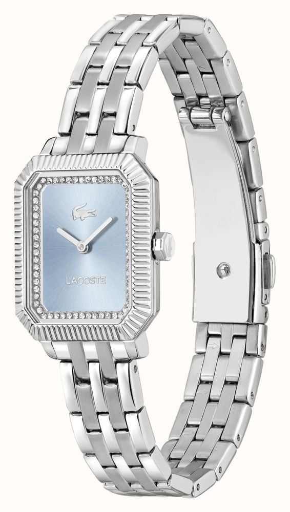 Lacoste Parisienne Quartz (22.8x27mm) Blue Sunray Dial / Stainless Steel Bracelet 2001440 - alternate view 2