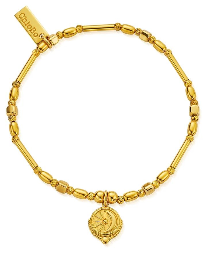 ChloBo GBTNO3579 New Horizons Bracelet - 18ct Gold Plated Jewellery