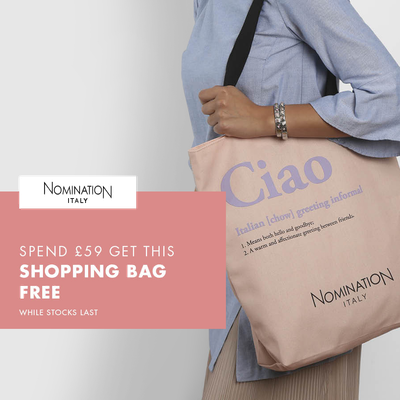 Nomination 'Ciao' Canvas Shopping Tote Bag NOMINATION-TOTE