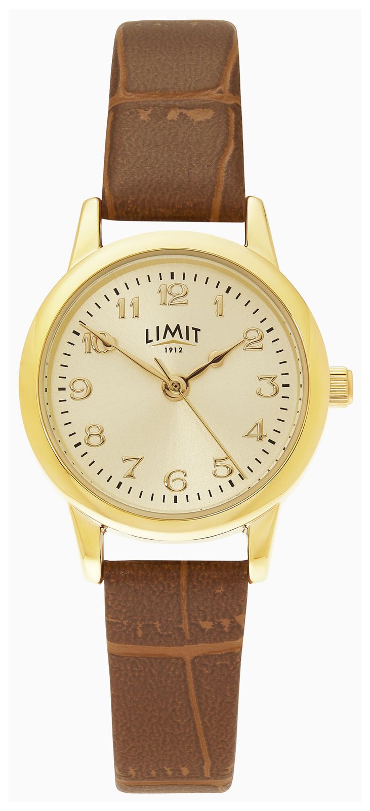 Limit 60271 Classic Quartz (26mm) Champagne Dial / Brown Watch