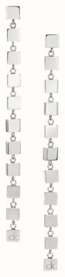Calvin Klein Ladies Geometric Earrings Silver 35000843