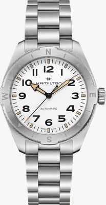 Hamilton Khaki Field Expedition Automatic (41mm) White Dial / Stainless Steel Bracelet H70315110