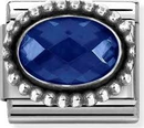 Nomination Classic Dark Blue Vintage Bead Cubic Zirconia Charm 330607/007