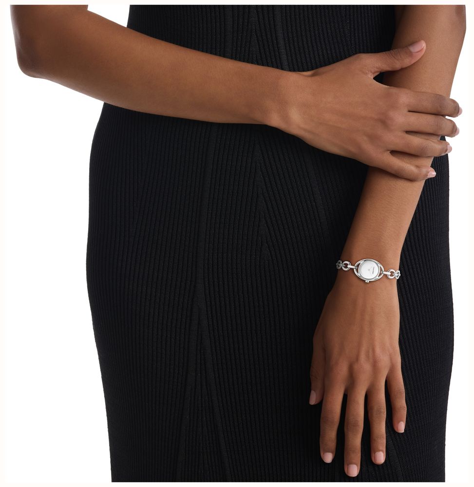 Calvin Klein Pure Link (25mm) Silver Dial / Stainless Steel Bracelet 25100210 - alternate view 4