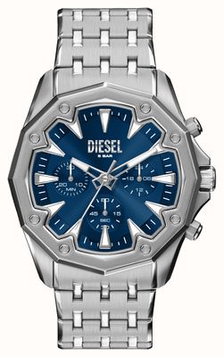 Diesel Stinger Chronograph (46mm) Blue Dial / Stainless Steel Bracelet DZ4706