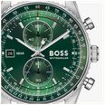 BOSS Mens Skytraveller Chronograph Green Dial Mesh Bracelet BOSS Watch 1514347 - alternate view 4
