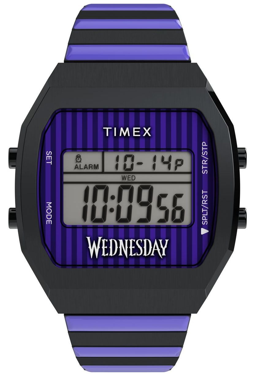 Timex TW2Y19500 x WEDNESDAY T80 Multifunction (36mm) Purple Watch