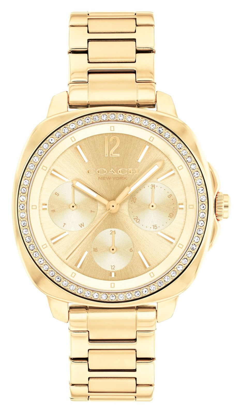Coach 14504393 Women's Kitt (34mm) Gold Dial / Gold-Tone Watch