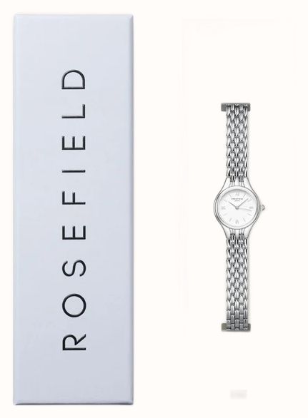 Rosefield Ladies Muse White Dial Silver Coloured Stainless Steel Bracelet MUWSSS-MU02 - alternate view 4