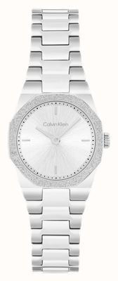 Calvin Klein Geometric Elegance (23mm) Silver Dial / Stainless Steel Bracelet 25100141