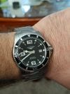 Customer picture of LONGINES HydroConquest Automatic (41mm) Black Dial / Stainless Steel Bracelet L37424566