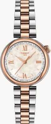 Tissot Desir Quartz (28mm) Mother of Pearl Dial / Two-Tone Stainless Steel Bracelet T1520102211800