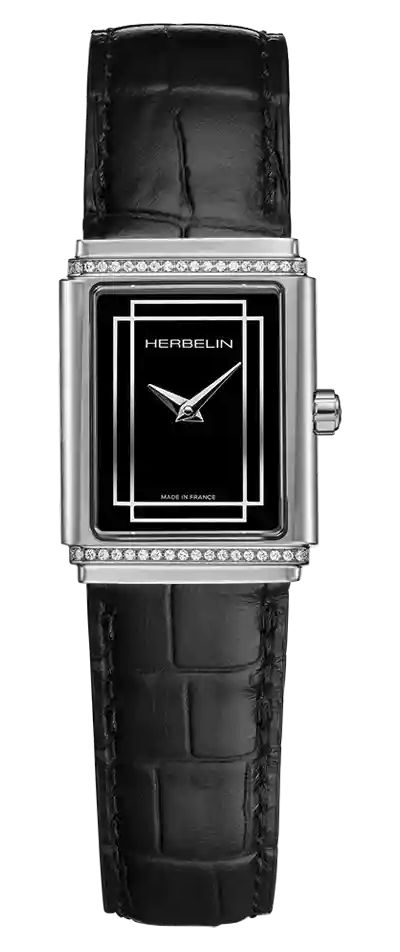 Herbelin 17577AP40Y04 Art DÃ©co 1925âs Diamond (22mm) Watch