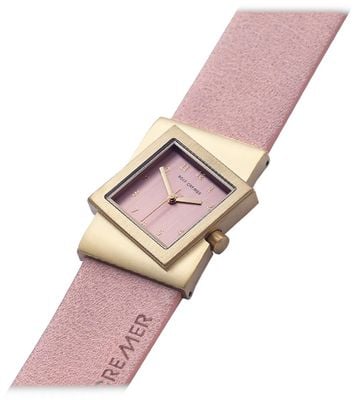 Rolf Cremer Turn S Blush Pink Leather Strap Blush Pink Dial 507782