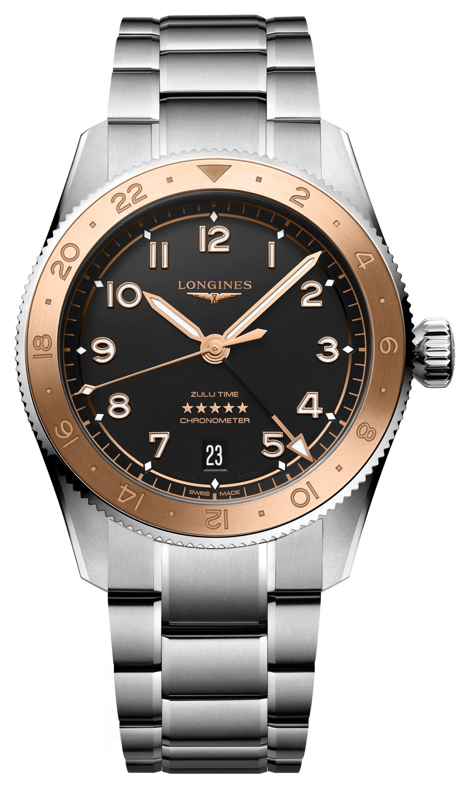 LONGINES L38035536 Spirit Zulu Time 1925 GMT Automatic (39mm Watch
