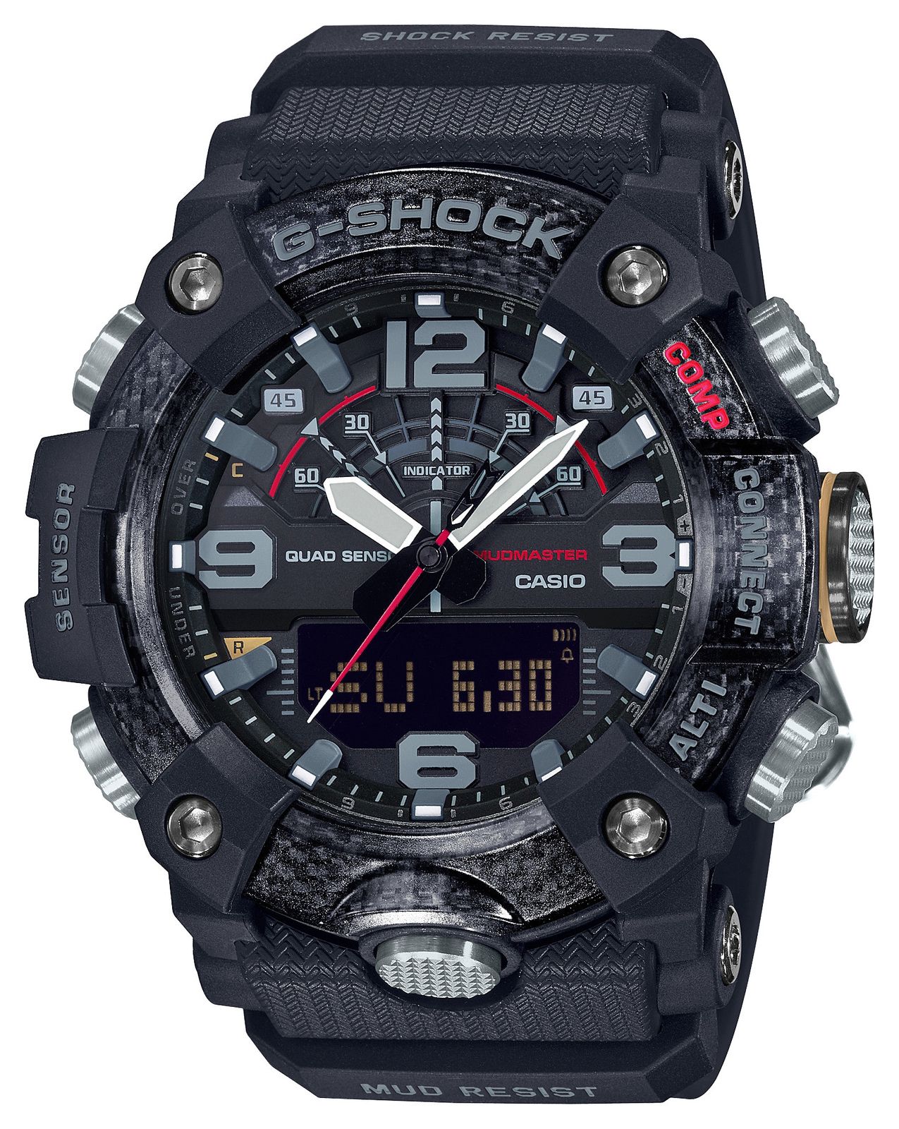 Casio GG-B100-1AER Carbon Core MudMaster | Stopwatch | Watch