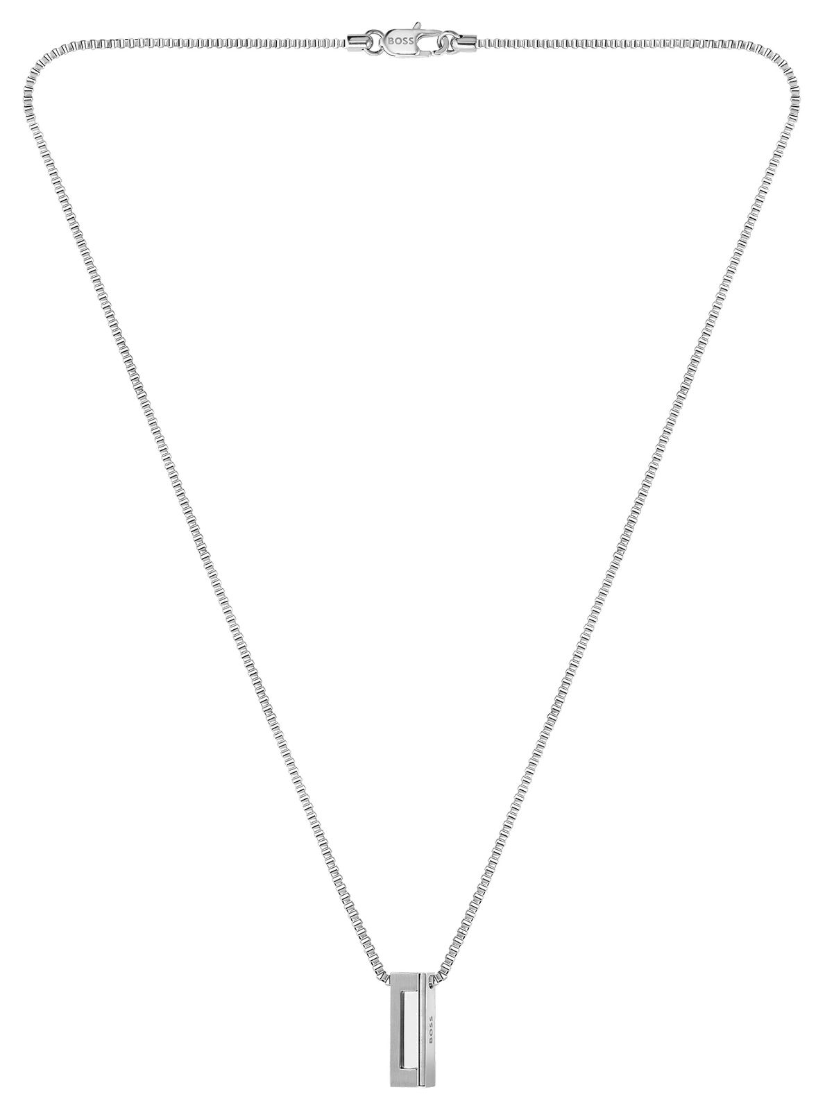 BOSS Jewellery 1580749 Men's Candor Dog Tag Stainless Steel