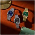 Casio Vintage Dual-Display (35.8mm) Green Sunray Dial / Gold PVD Stainless Steel Bracelet AQ-240EG-3AEF - alternate view 3