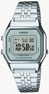 Casio Vintage Illuminator (28.6mm) Digital Dial / Stainless Steel LA680WEA-7EF
