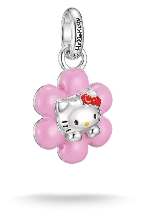 Thomas Sabo CC1358-M06-9 X Hello Kitty Charm pink flower Jewellery