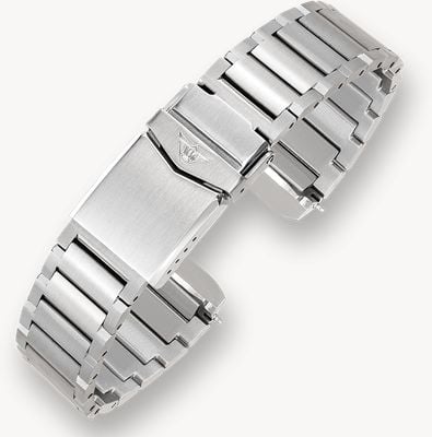 Squale 1521 Brushed & Polished Stainless Steel Bracelet - 20mm (BRACELET ONLY) Watch CSSSQ20BX
