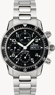Sinn 103 St Sa Traditional Pilot Chronograph (English Date) 103.0614 TWO LINK BRACELET