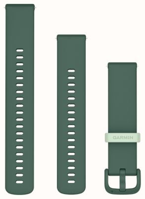 Garmin Quick Release Bands (20mm) Jasper Green Silicone with Jasper Green Hardware - Strap Only 010-12932-66