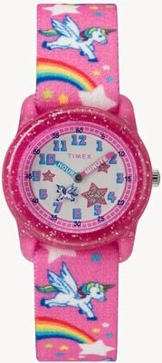 Timex Youth Analog Pink Unicorn Watch TW7C255004
