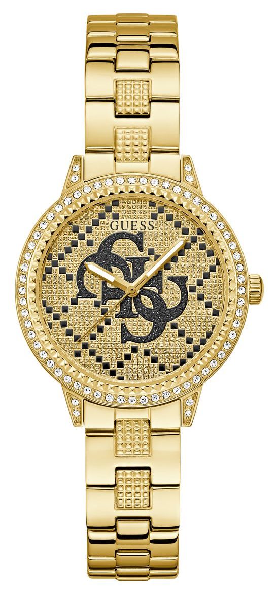 Guess GW0944L2 G LACE Crystal (34mm) Quattro ‘G’ Logo Gold Watch
