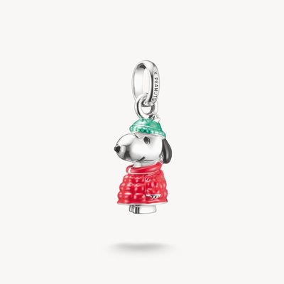 Thomas Sabo x PEANUTS Snoopy Winter Jacket Charm Pendant - Connect CC1309-664-7