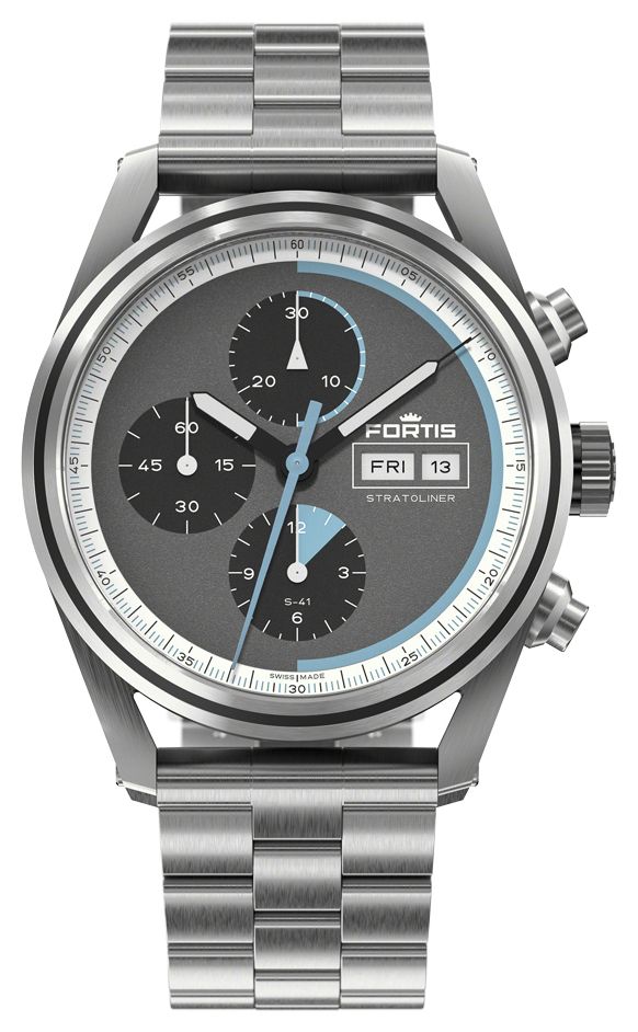 FORTIS F2340008 Stratoliner S-41 Automatic Cosmic Grey (41mm Watch