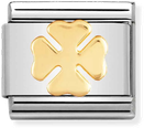 Nomination Classic Four-Leaf Clover Steel Charm 030115/06