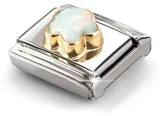 Nomination Classic White Opal Flower Charm 030522/07 - alternate view 2
