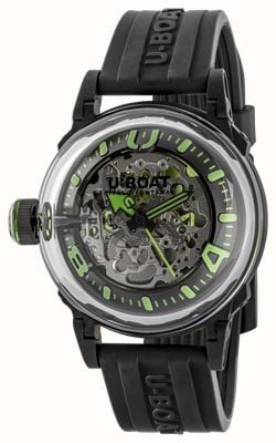U-Boat U-65 Automatic PVD (44mm) Skeleton Dial / Black Rubber Strap 3347