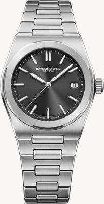 Raymond Weil A.R.T. Date Automatic (38mm) Graphite Sunray-Brushed Dial / Stainless Steel Bracelet 1000-ST-20001