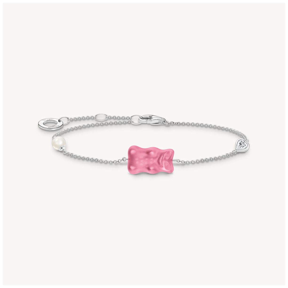 Thomas Sabo A2151-052-9-L19V Ilver Bracelet With Pink Jewellery
